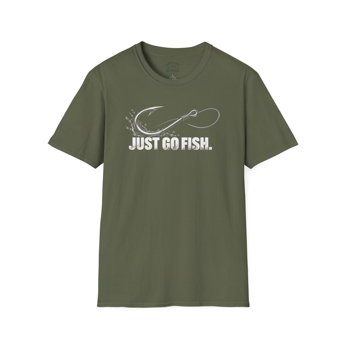 Just Go Fish Hook T-Shirt