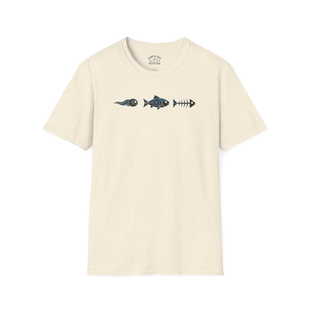 Fish Skeleton Line T-Shirt