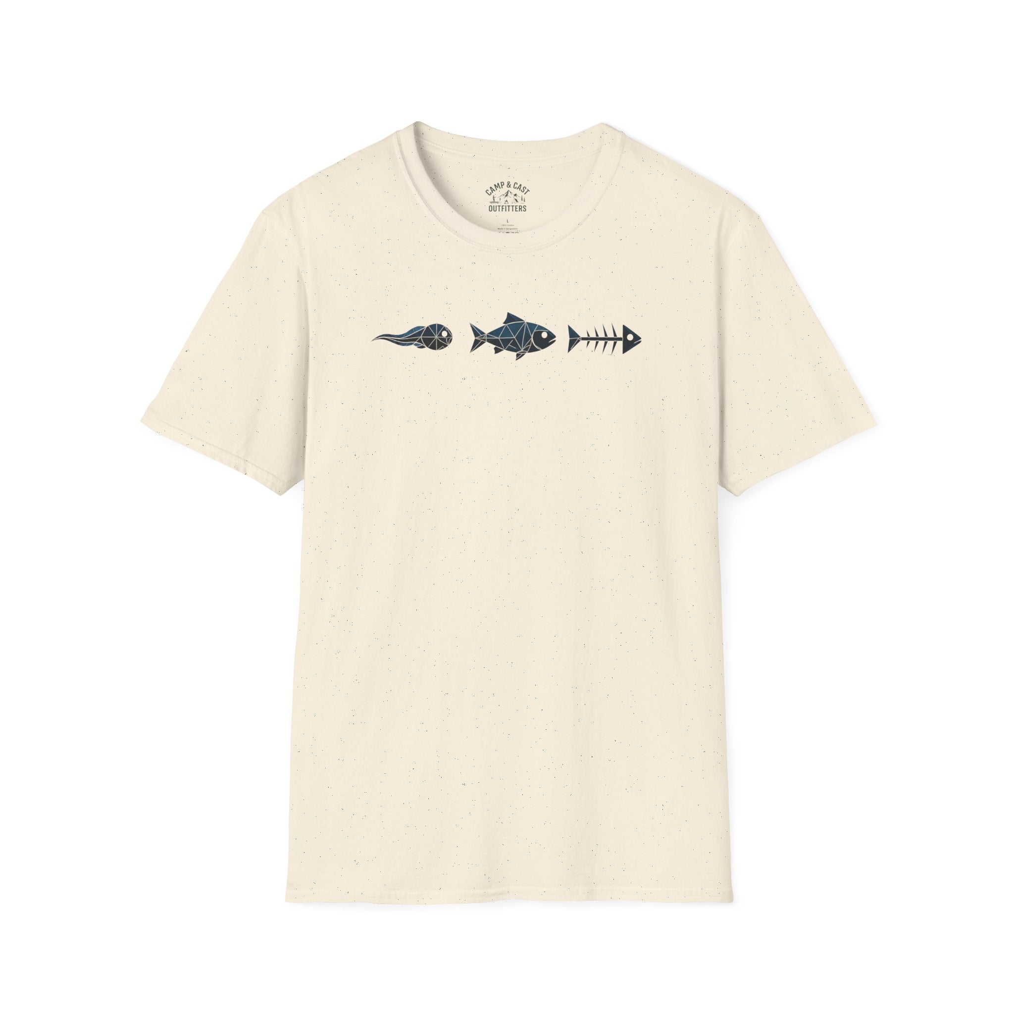 Fish Skeleton Line T-Shirt