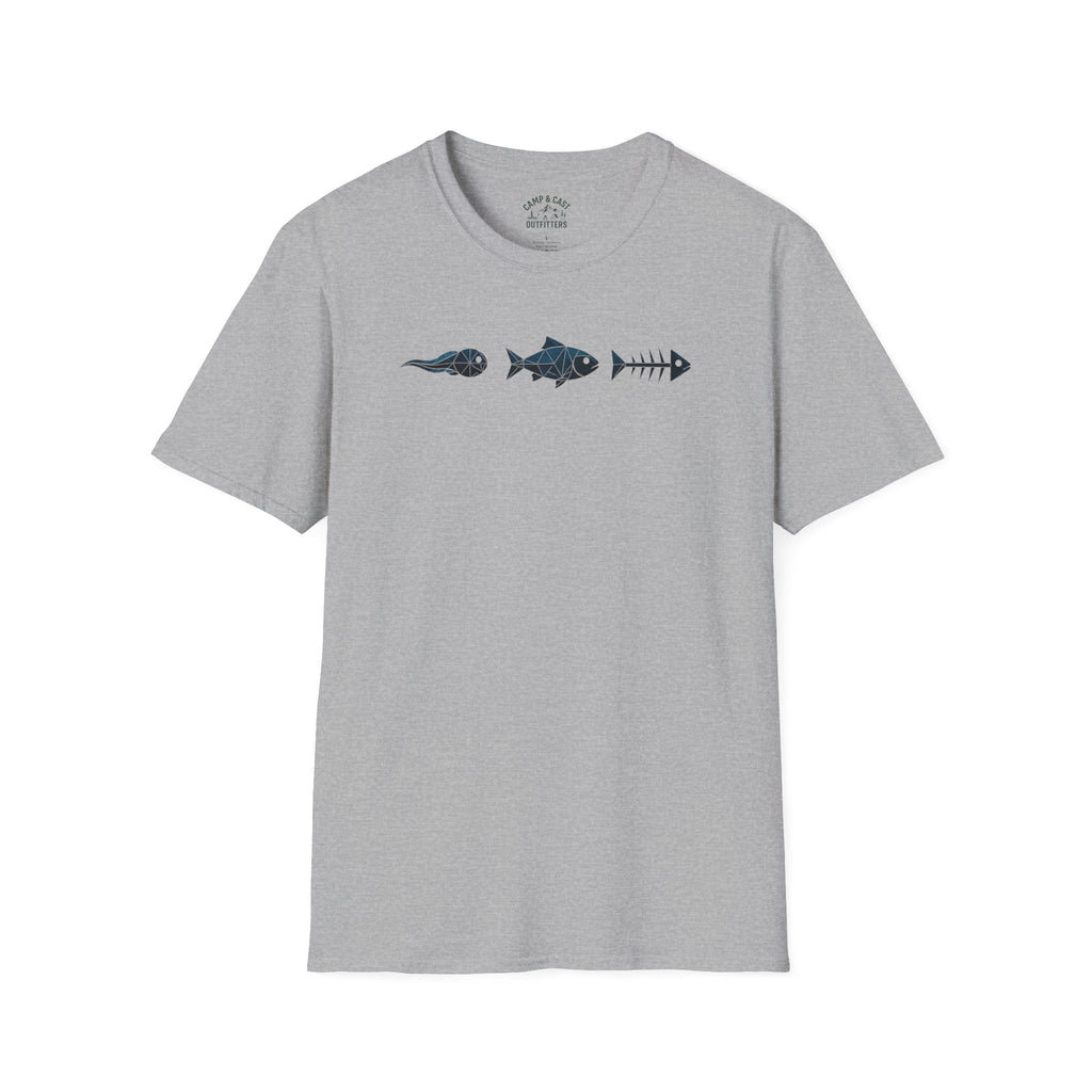 Fish Skeleton Line T-Shirt