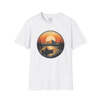 Sunset Fishing Badge T-Shirt
