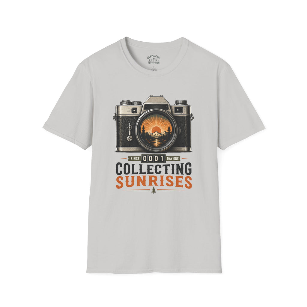 Collecting Sunrises Vintage Camera T-Shirt