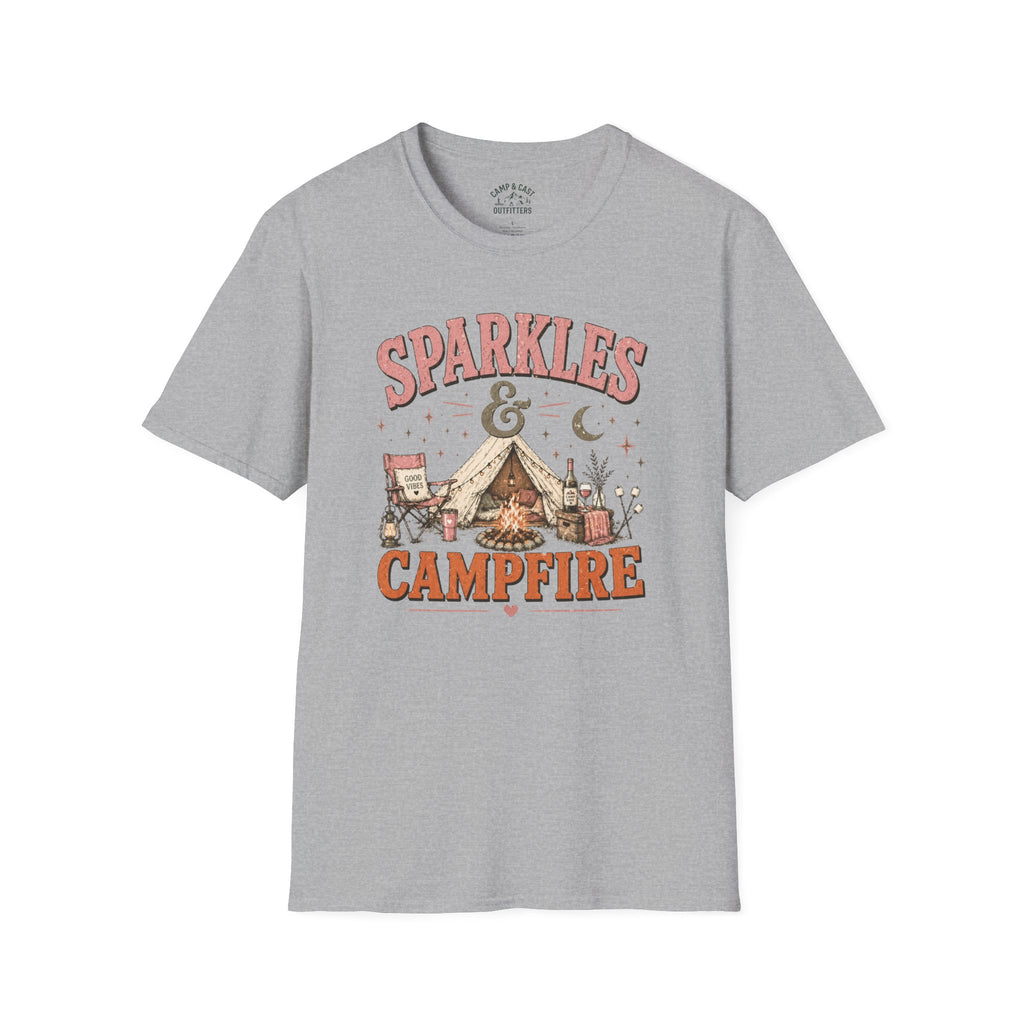 Sparkles And Campfire Camping T-Shirt