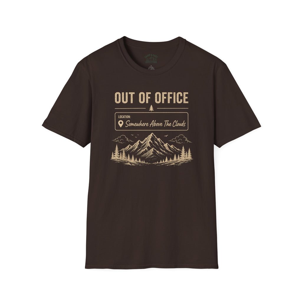 Out Of Office Somewhere Above The Clouds T-Shirt