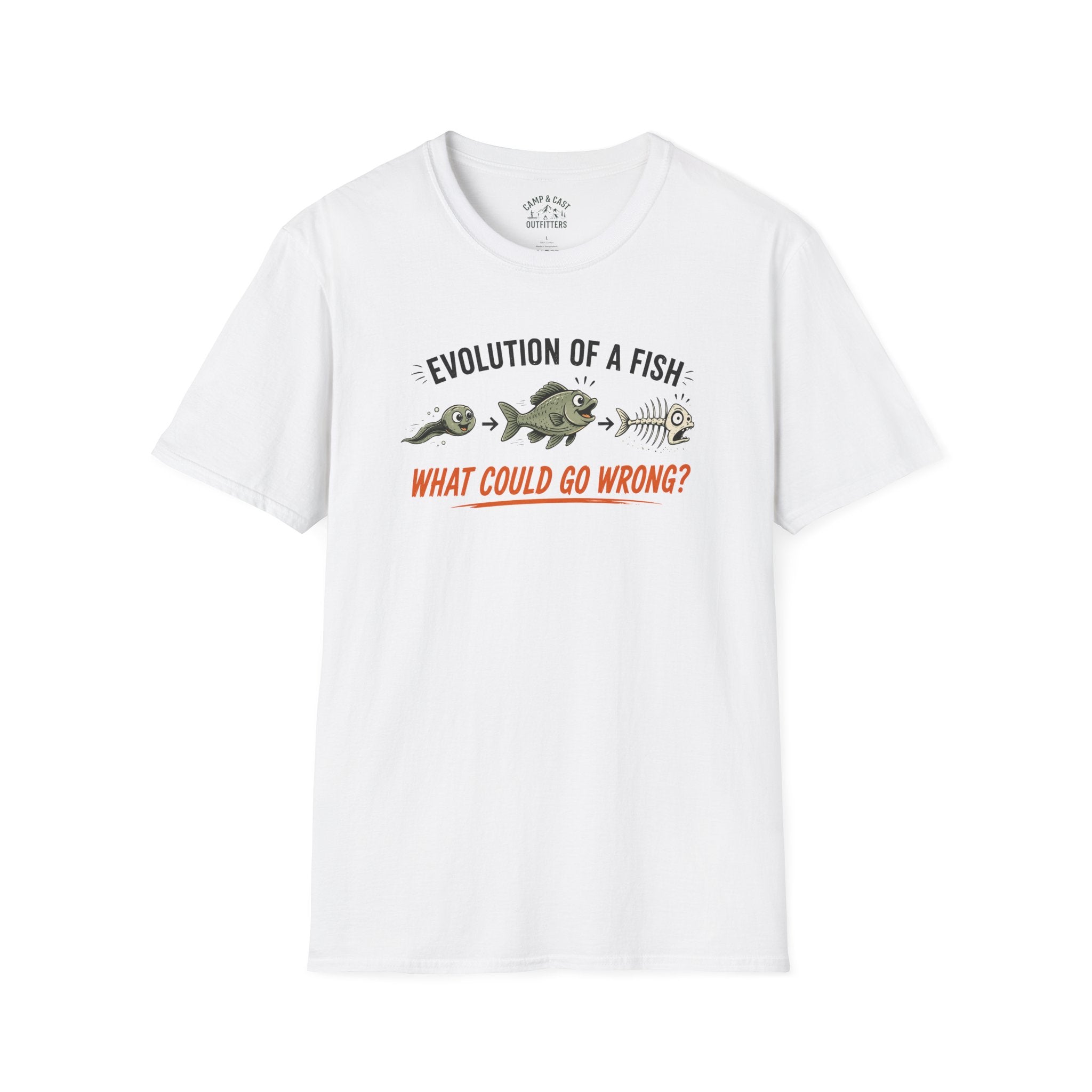 Evolution Of A Fish What Could Go Wrong T-Shirt