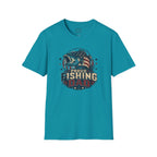 Proud Fishing Dad American T-Shirt