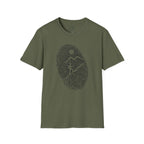 Hiker Fingerprint Mountain T-Shirt