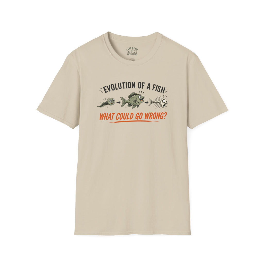 Evolution Of A Fish What Could Go Wrong T-Shirt