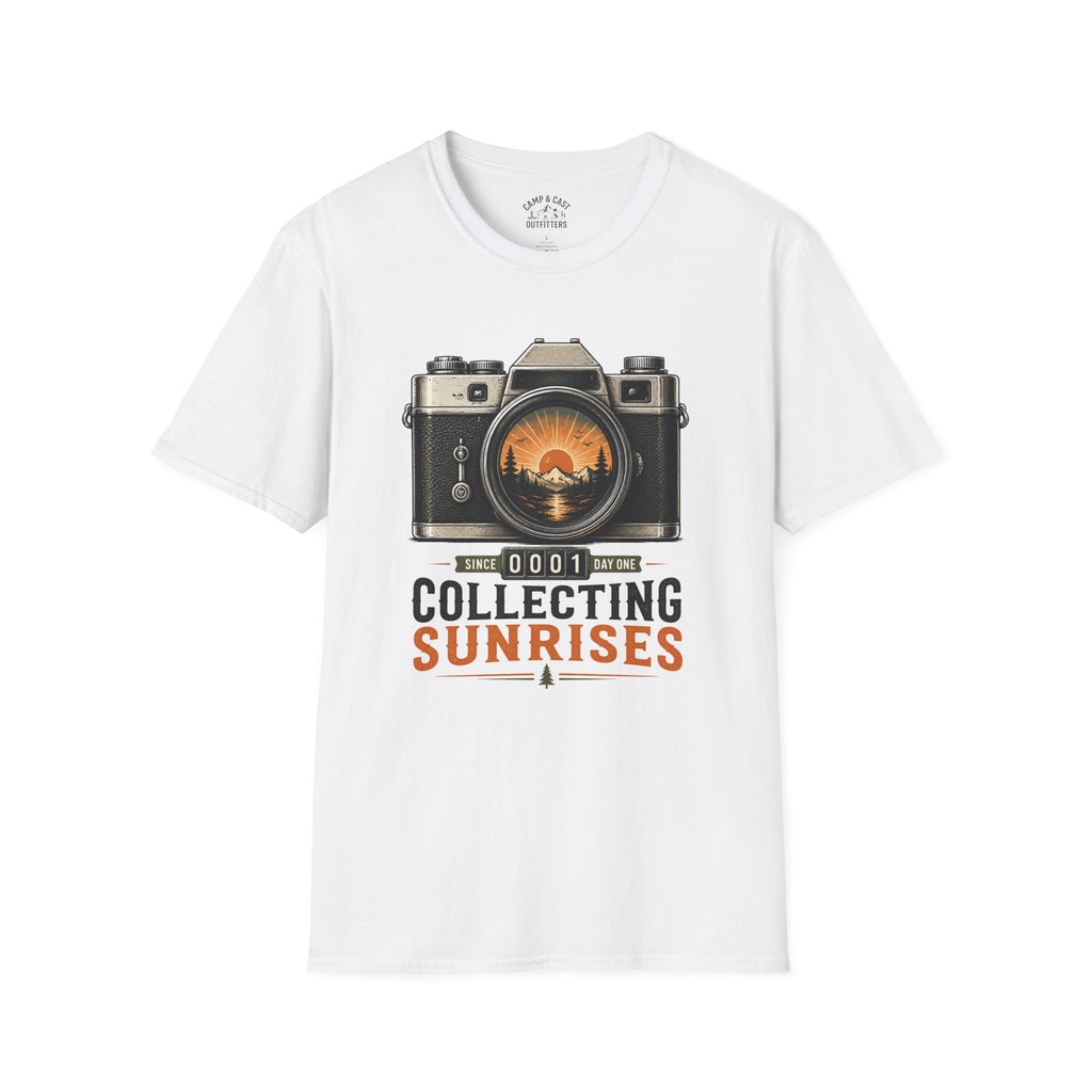 Collecting Sunrises Vintage Camera T-Shirt