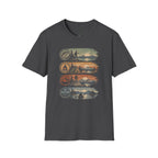 Fish Camp Hike Paddle Badges T-Shirt