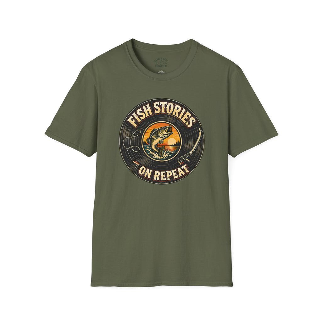 Fish Stories On Repeat T-Shirt