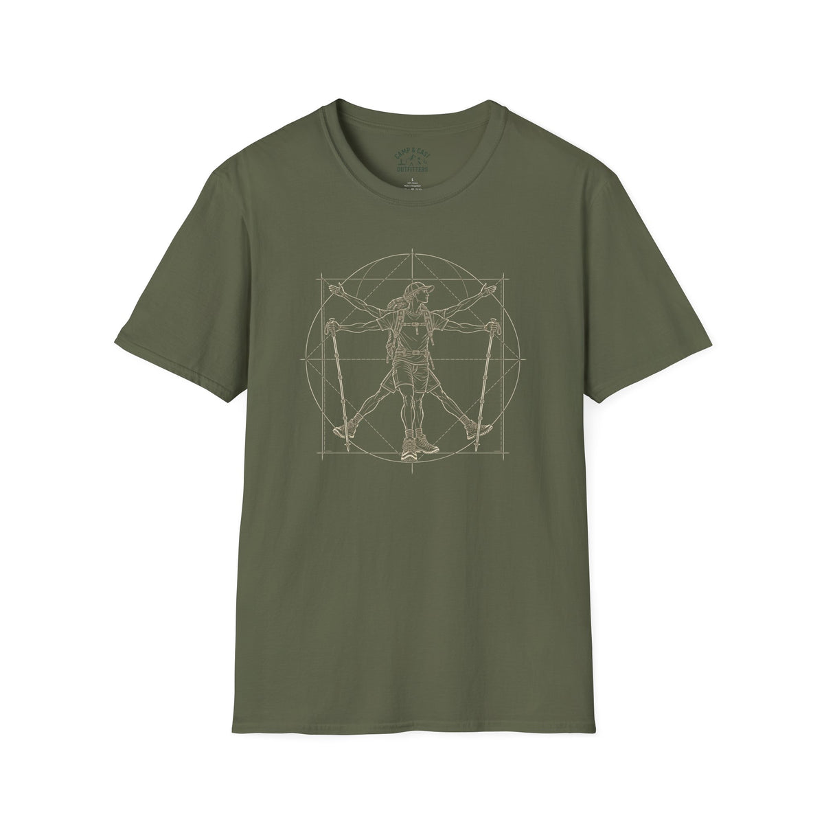 Vitruvian Hiker T-Shirt