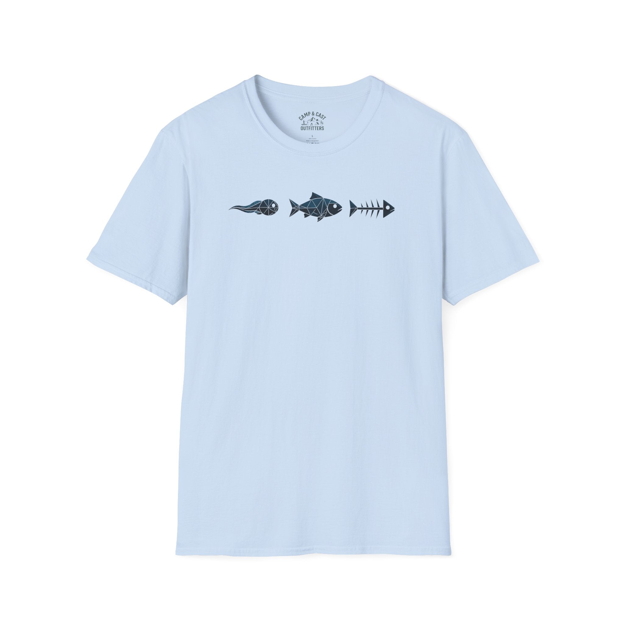 Fish Skeleton Line T-Shirt
