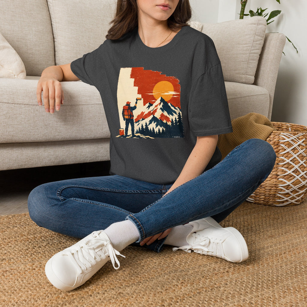 Painting the Mountains Hiker T-Shirt