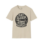 Eat Sleep Fish Repeat Fishing T-Shirt