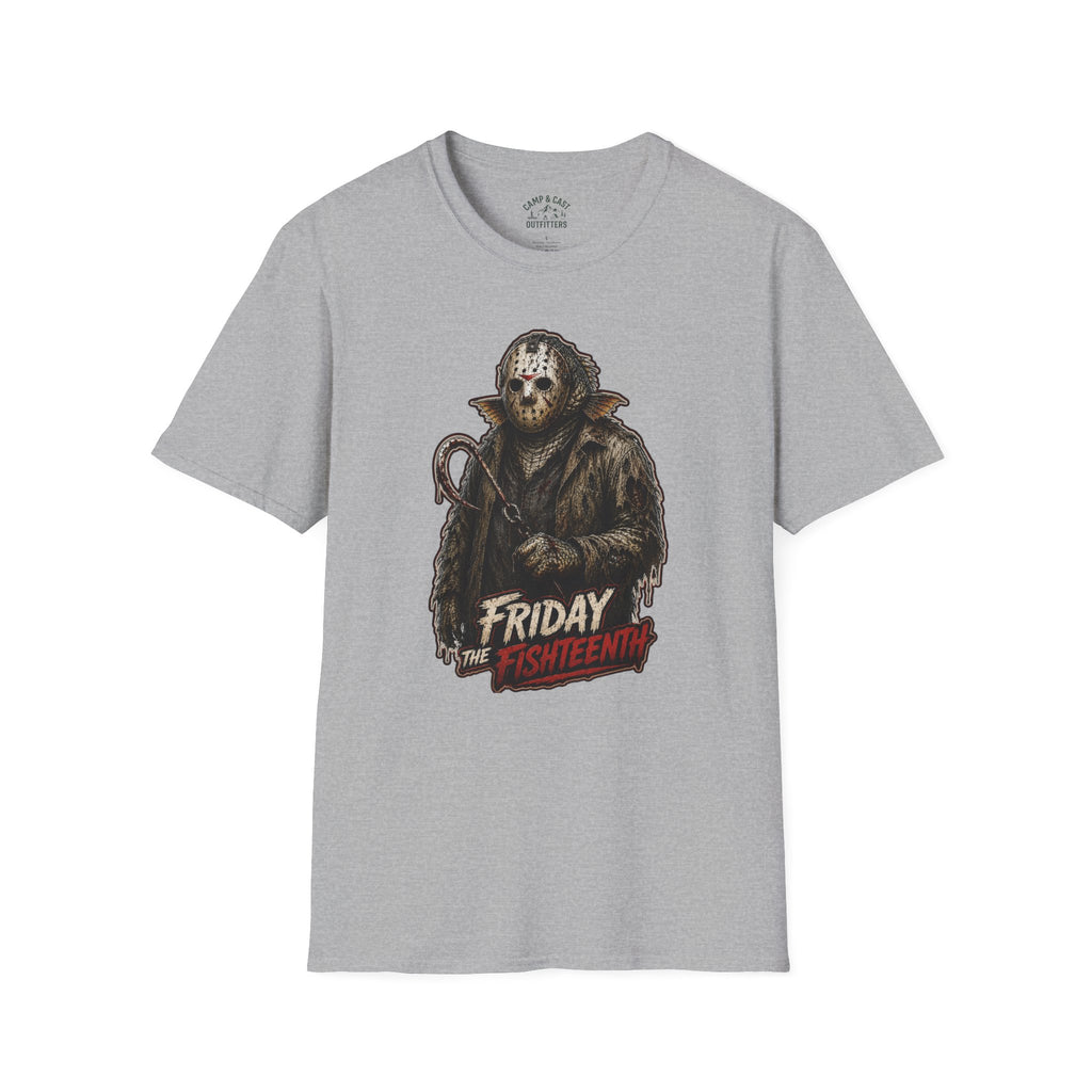 Friday The Fishteenth Slasher Fish Horror Fishing T-Shirt
