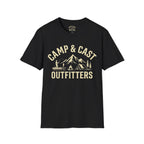Camping & Fishing T-Shirt | Camp & Cast Outfitters | Outdoor Adventure Tee