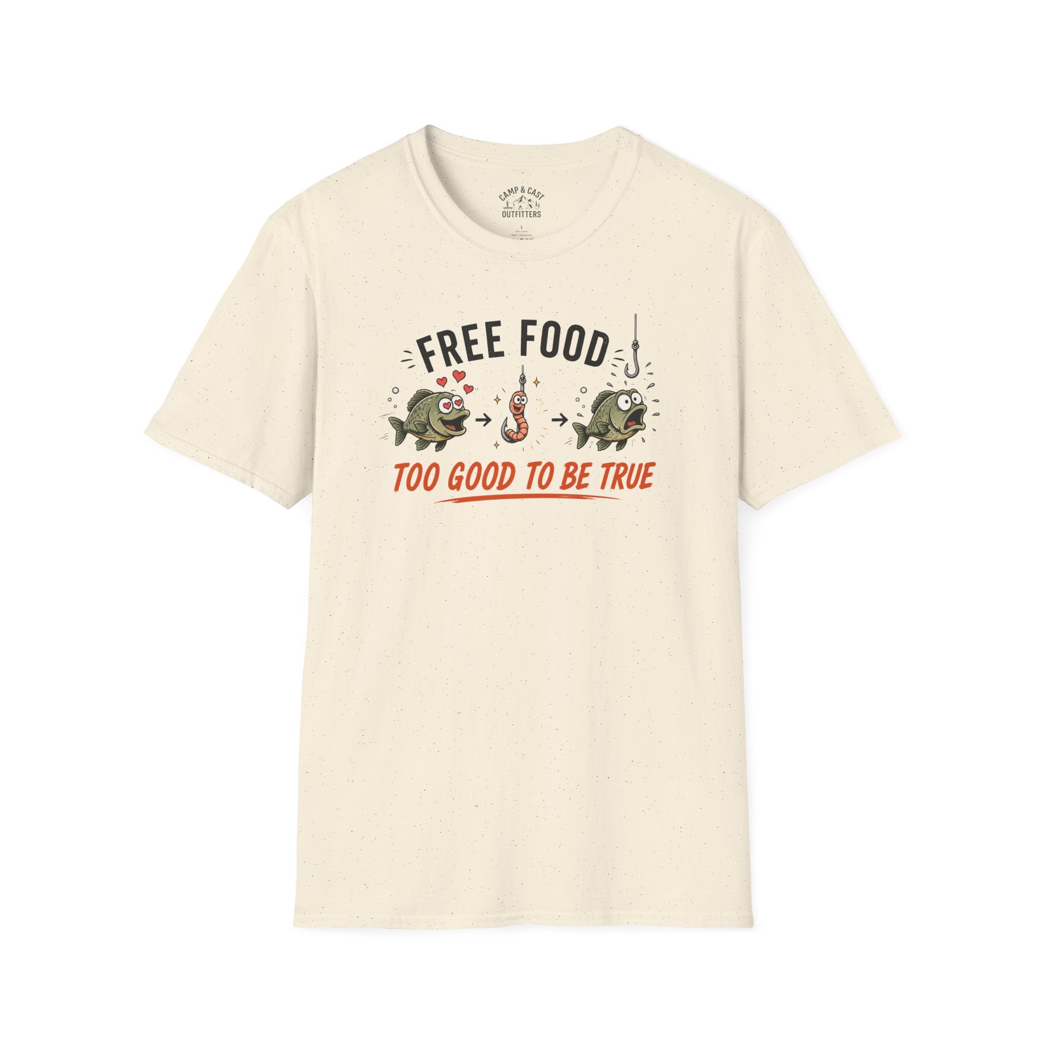 Free Food Hooked T-Shirt