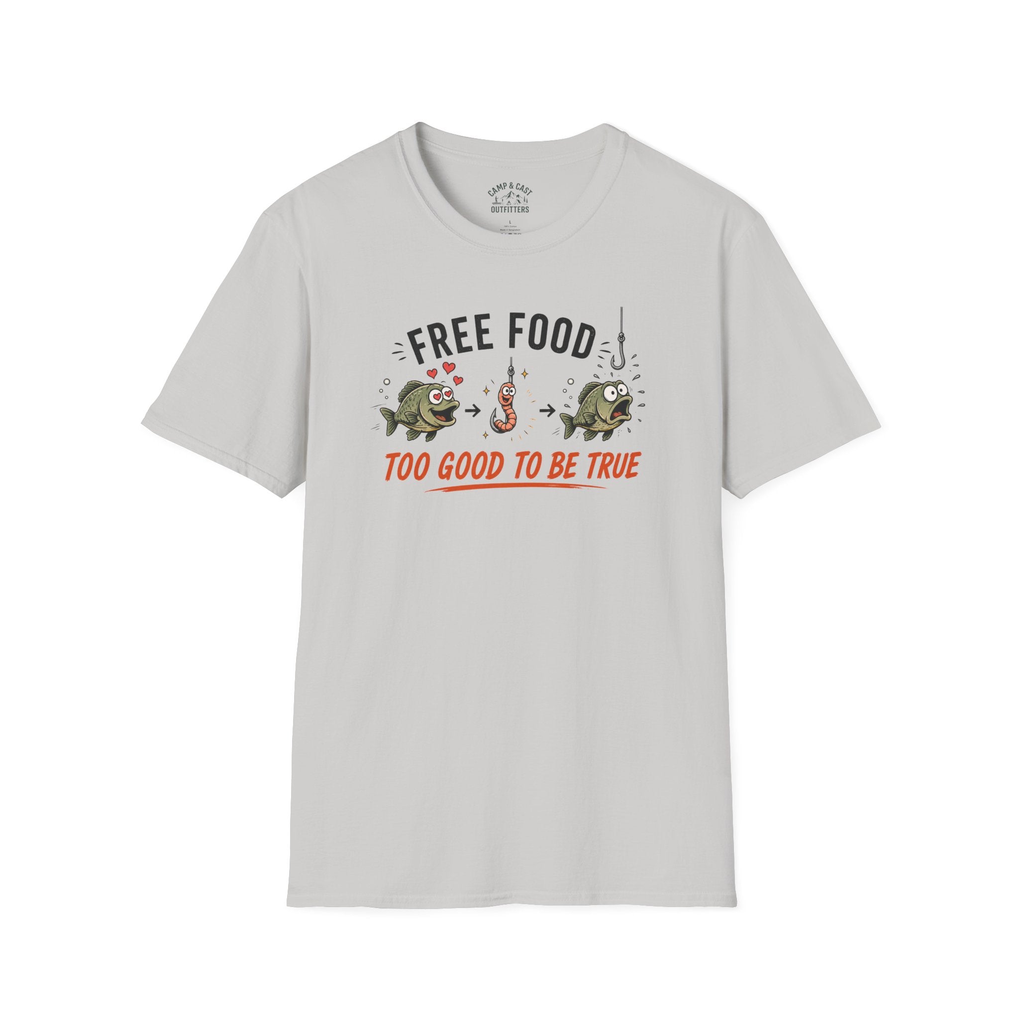 Free Food Hooked T-Shirt