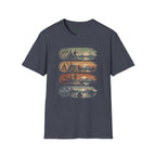 Fish Camp Hike Paddle Badges T-Shirt