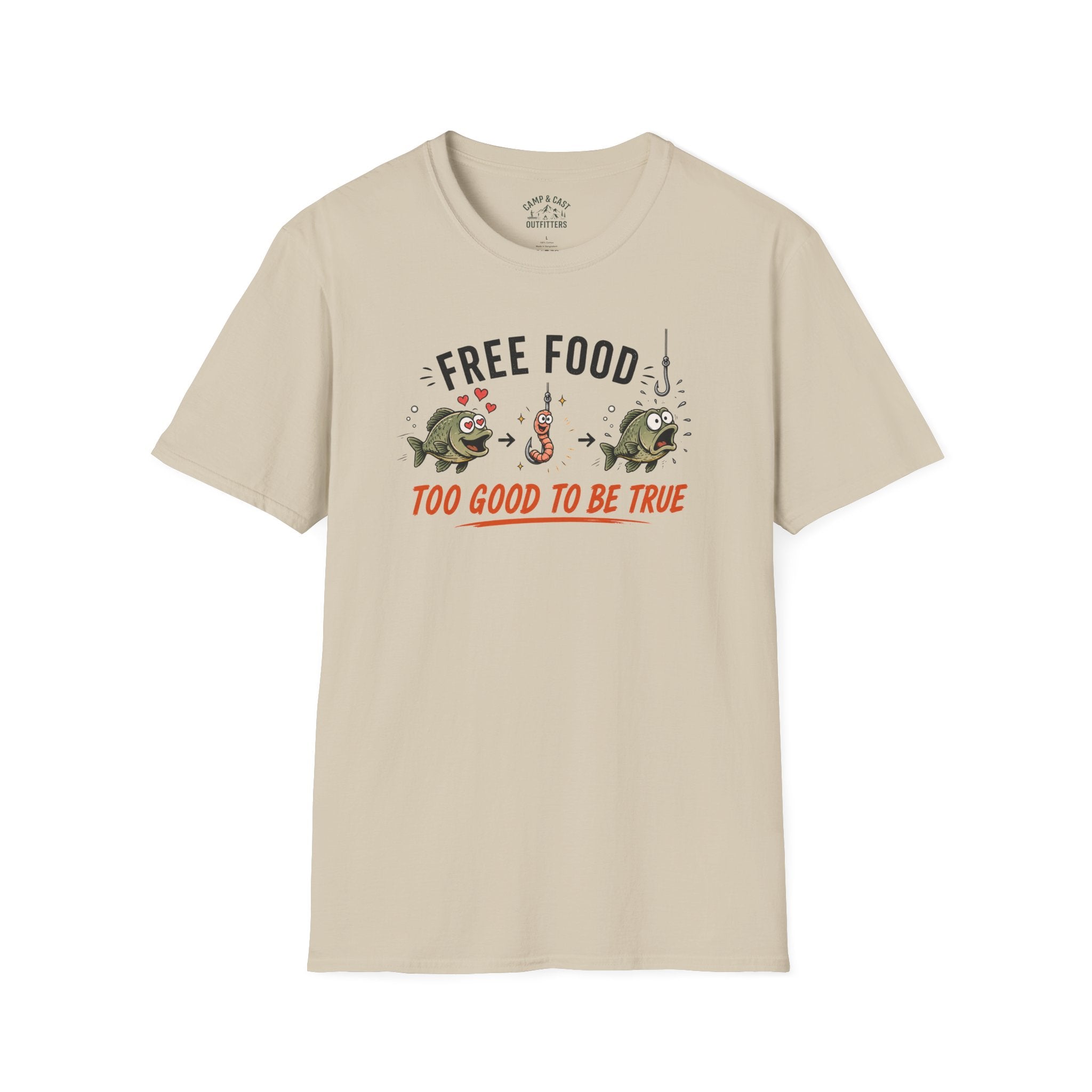 Free Food Hooked T-Shirt