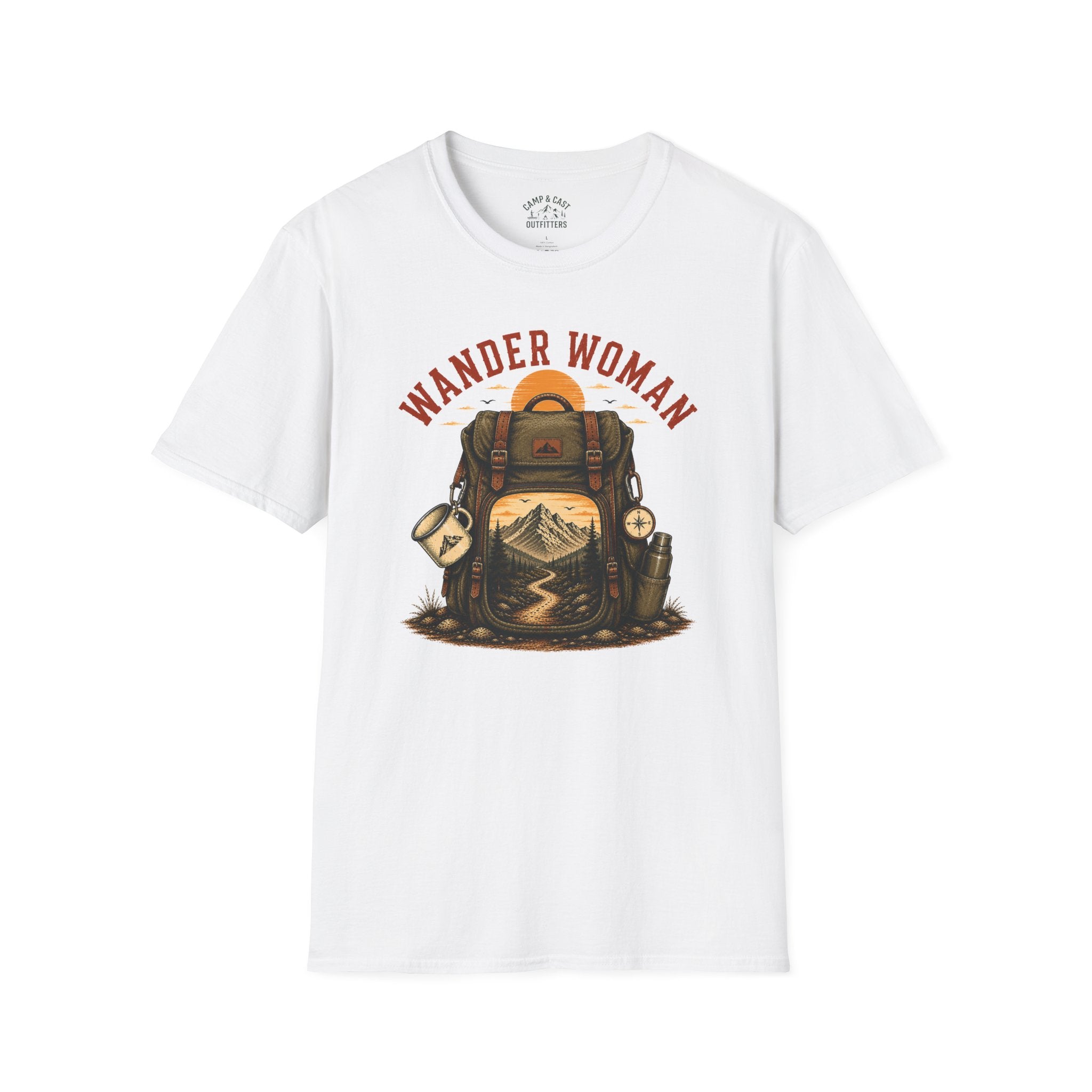 Wander Woman Backpack T-Shirt
