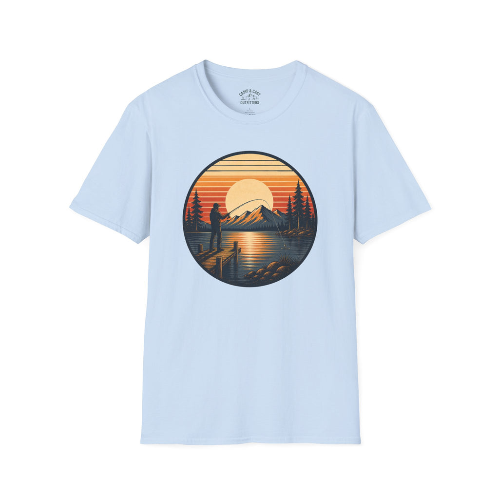 Golden Hour Lake Badge T-Shirt