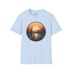 Golden Hour Lake Badge T-Shirt