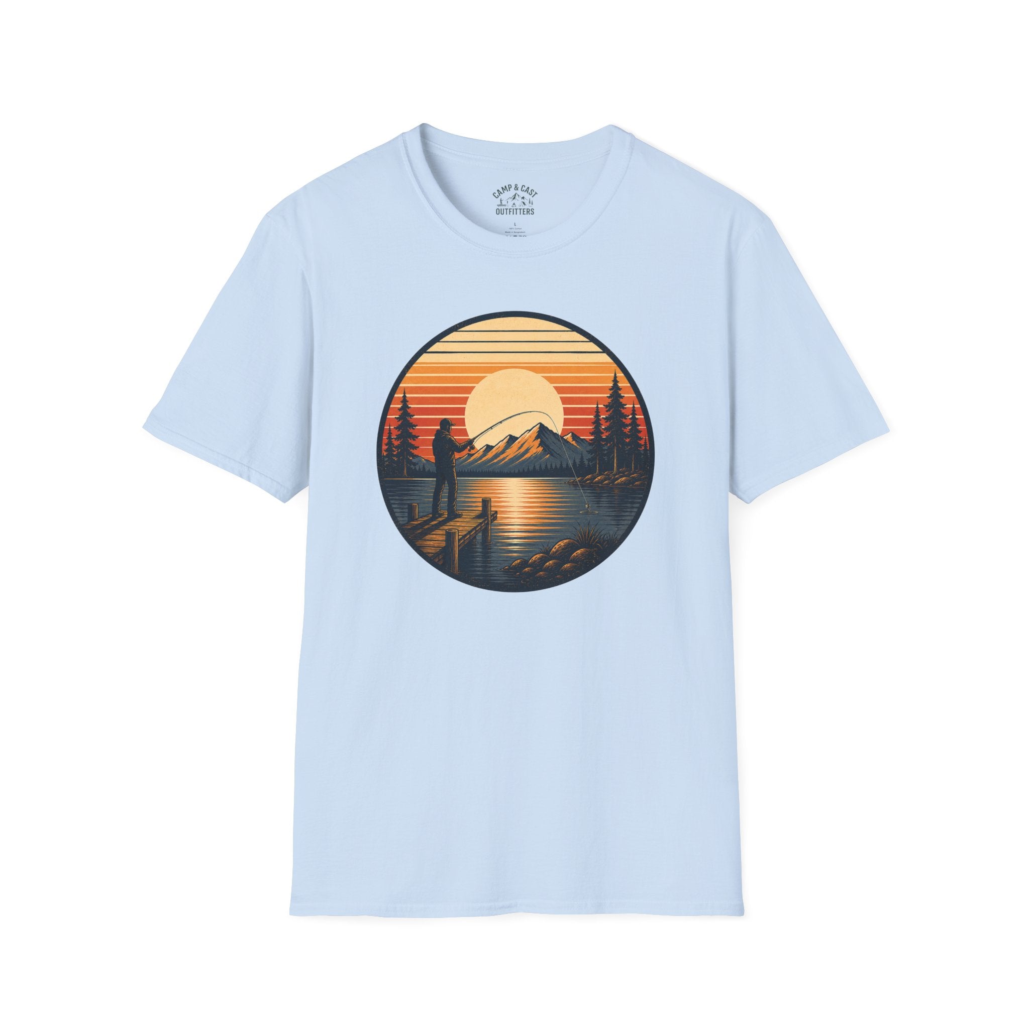 Golden Hour Lake Badge T-Shirt