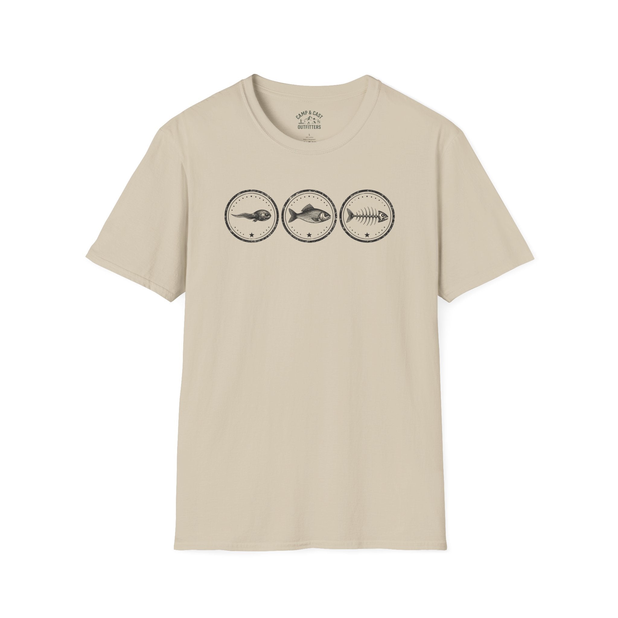 Three Fish Circles T-Shirt