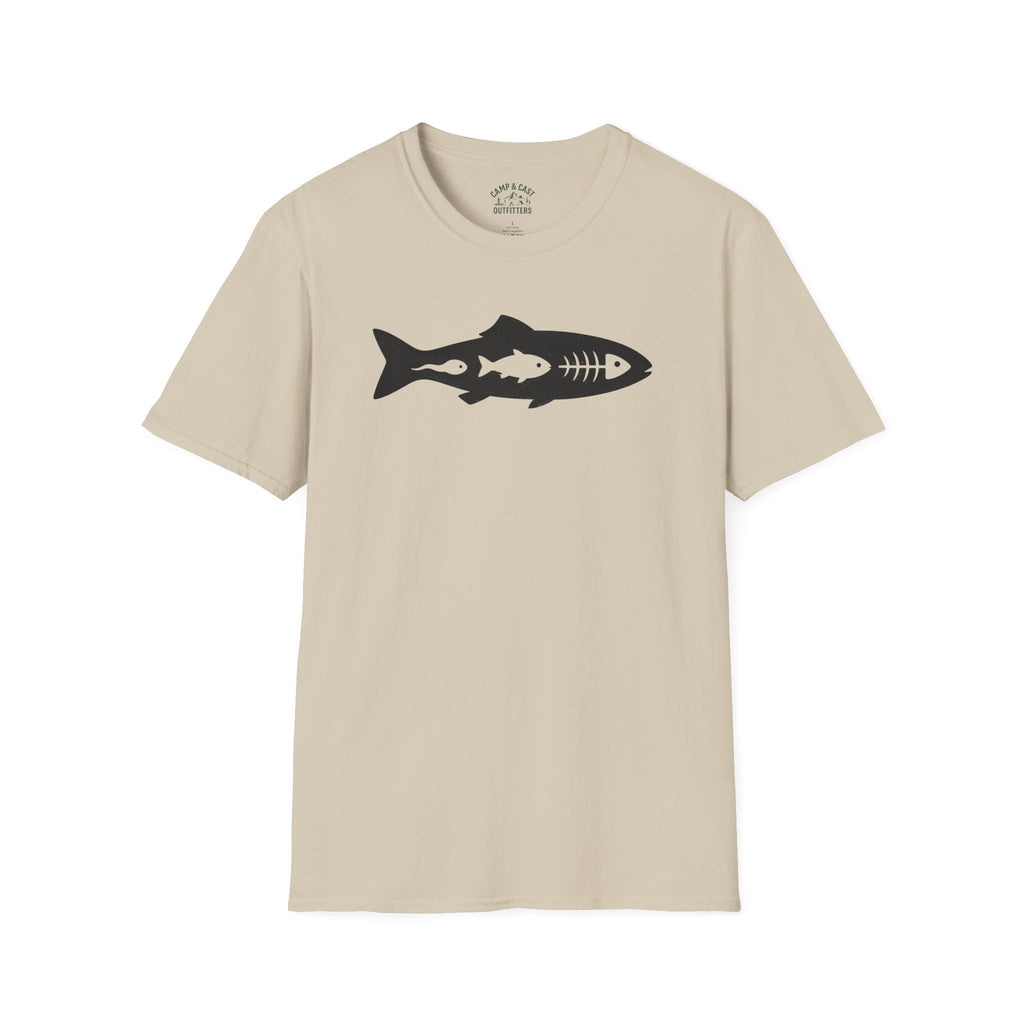Fish Skeleton Bold T-Shirt