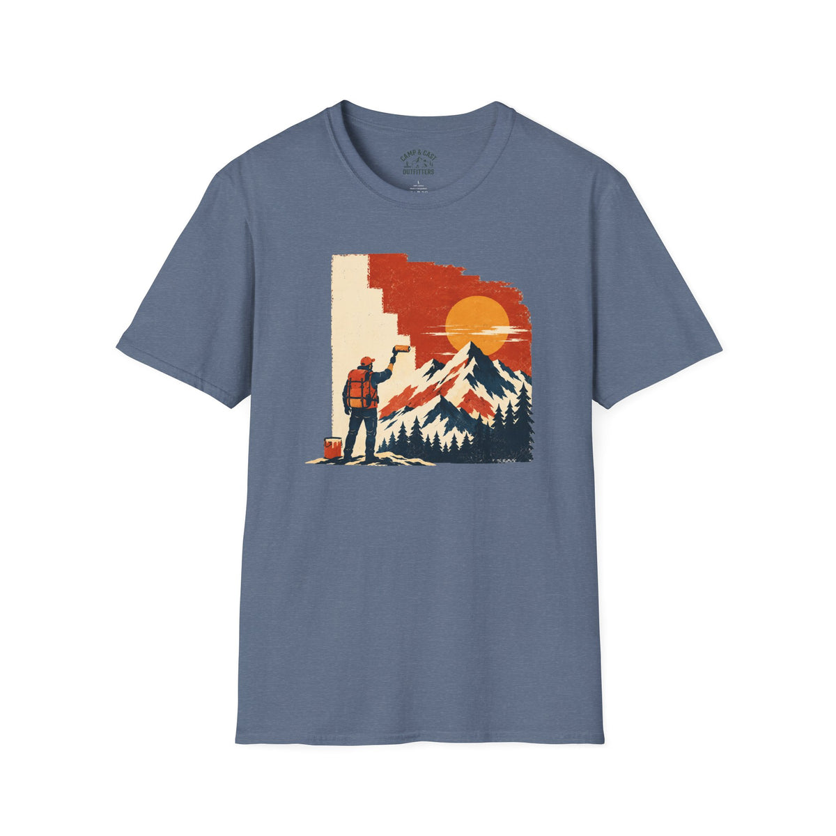 Painting the Mountains Hiker T-Shirt