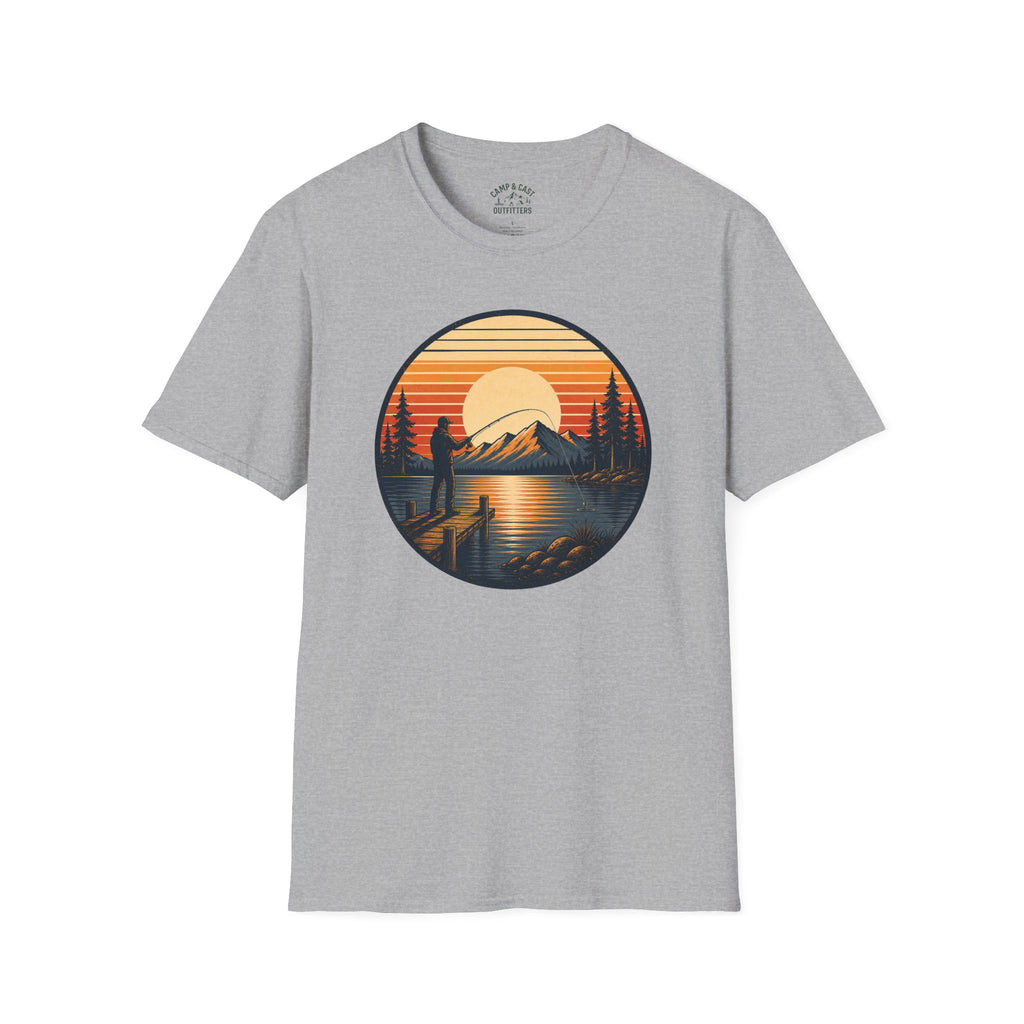 Golden Hour Lake Badge T-Shirt