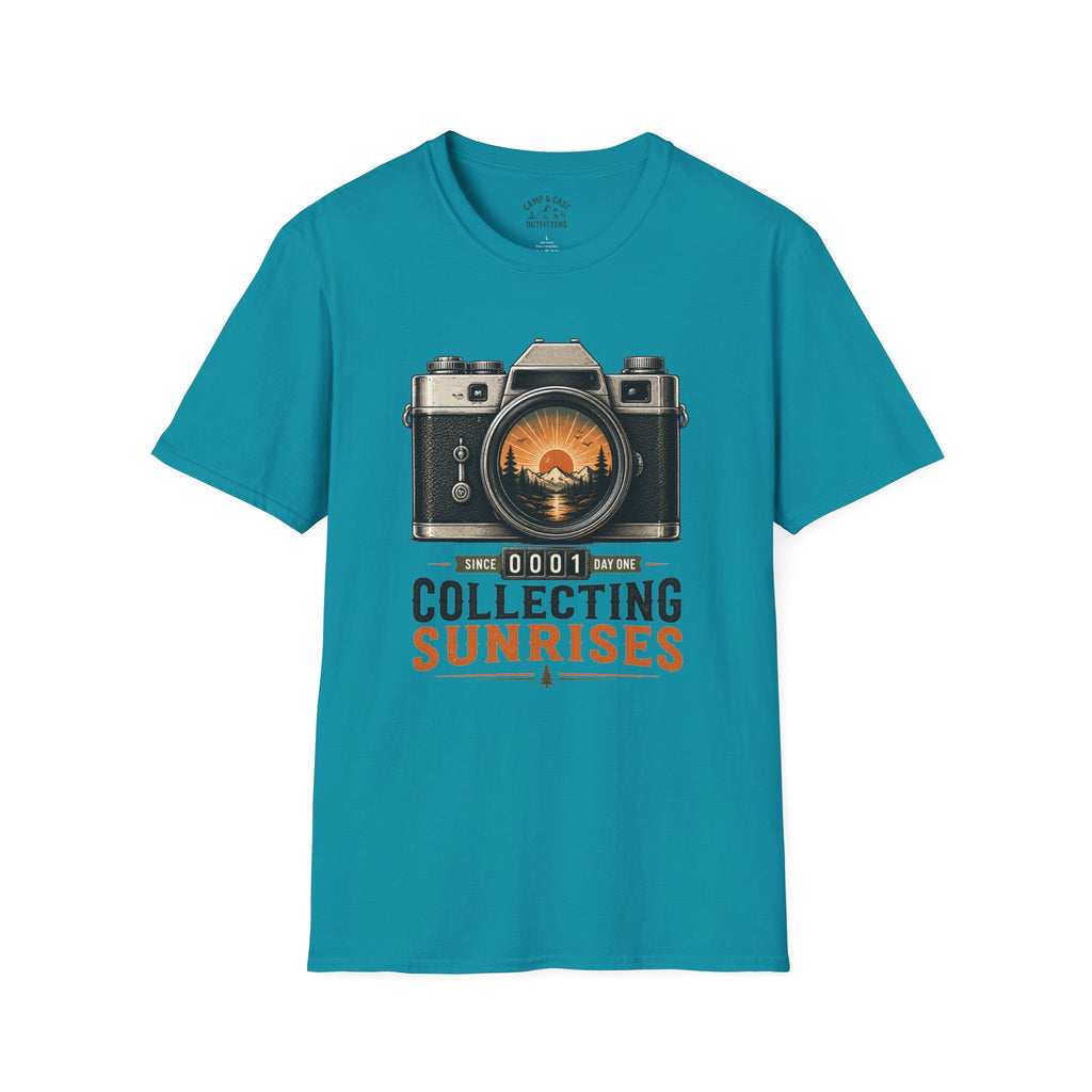 Collecting Sunrises Vintage Camera T-Shirt