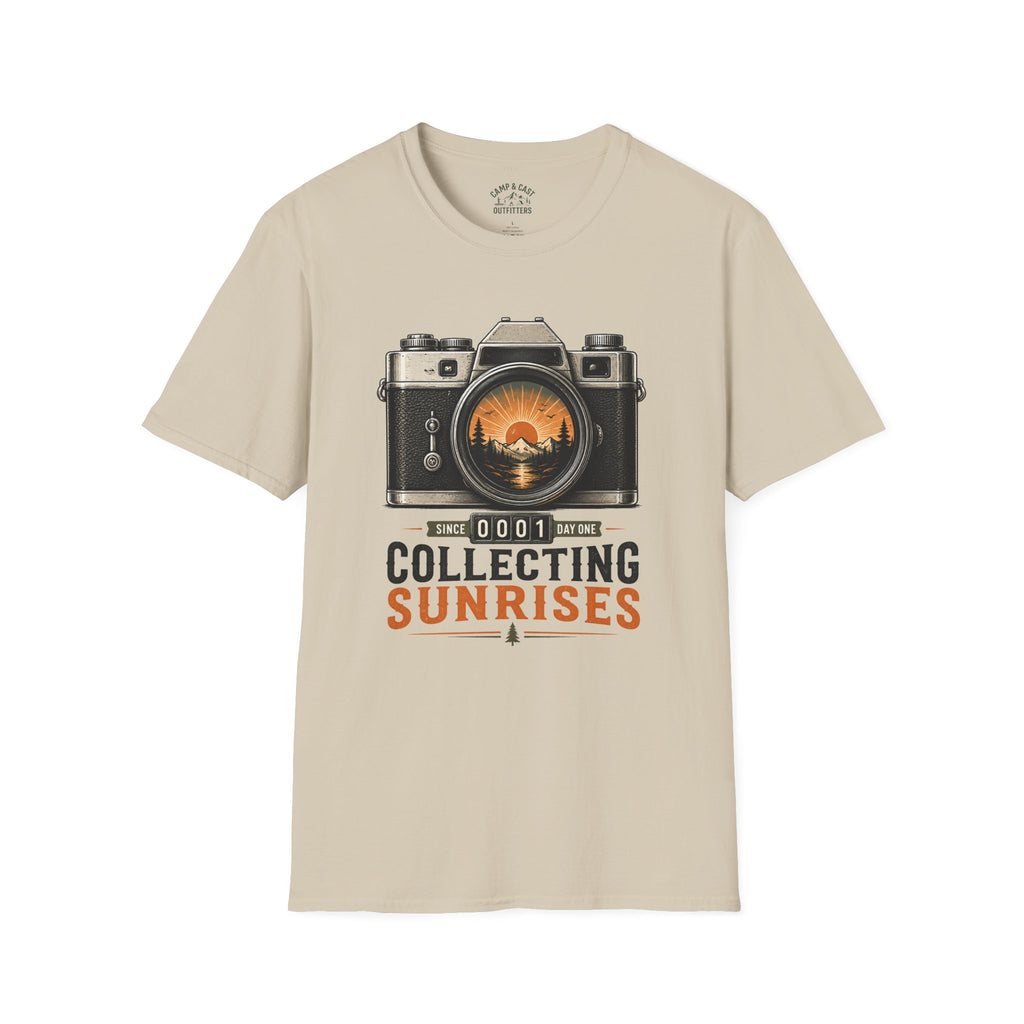 Collecting Sunrises Vintage Camera T-Shirt