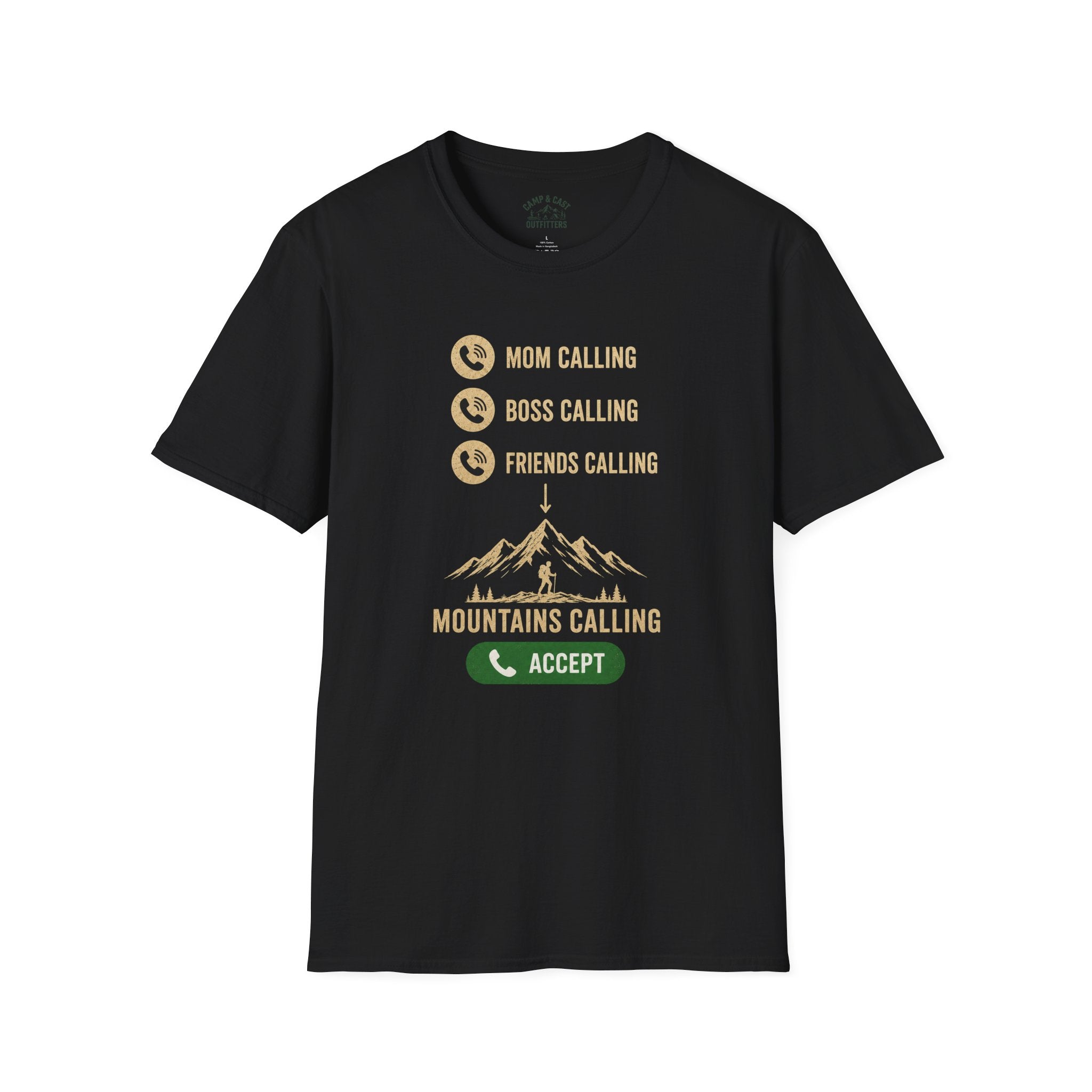 Mountains Calling Accept T-Shirt