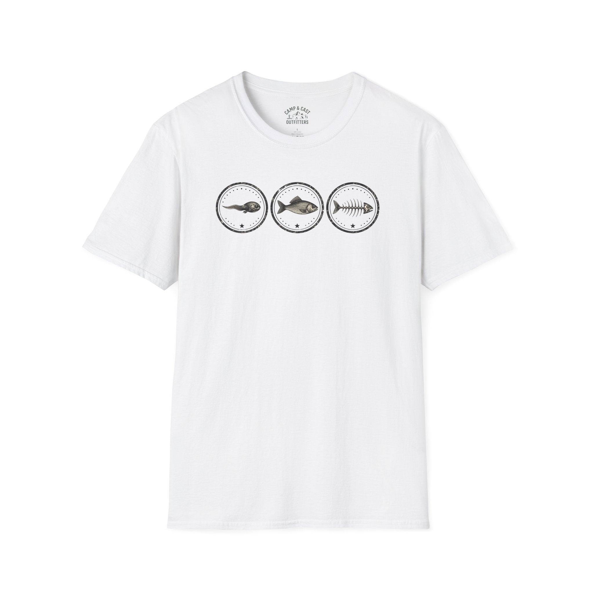 Three Fish Circles T-Shirt