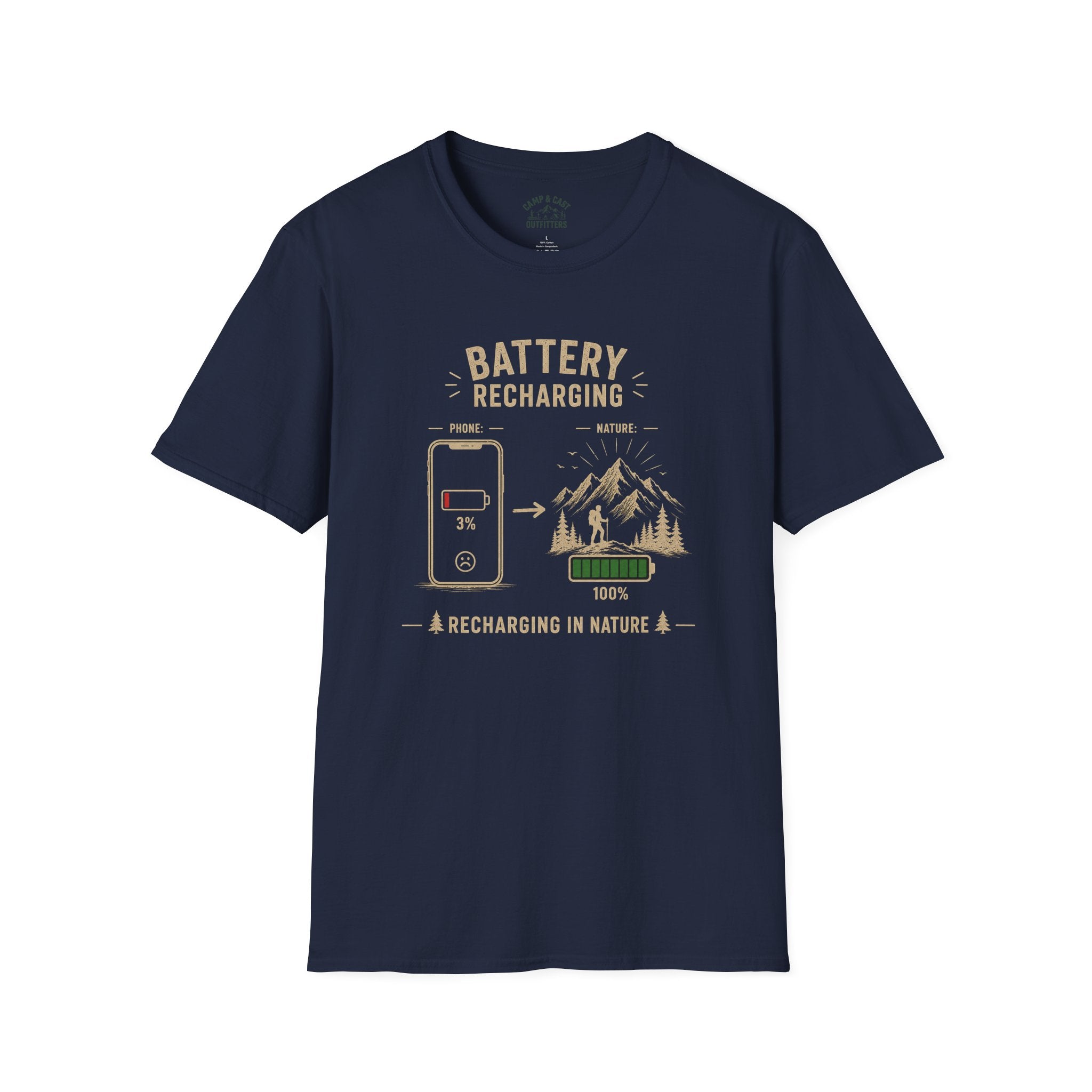 Battery Recharging In Nature T-Shirt