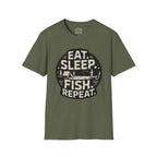 Eat Sleep Fish Repeat Fishing T-Shirt