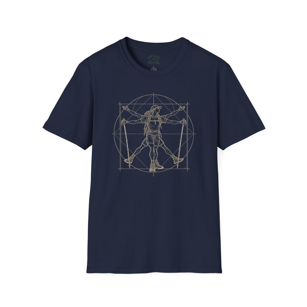 Vitruvian Hiker T-Shirt
