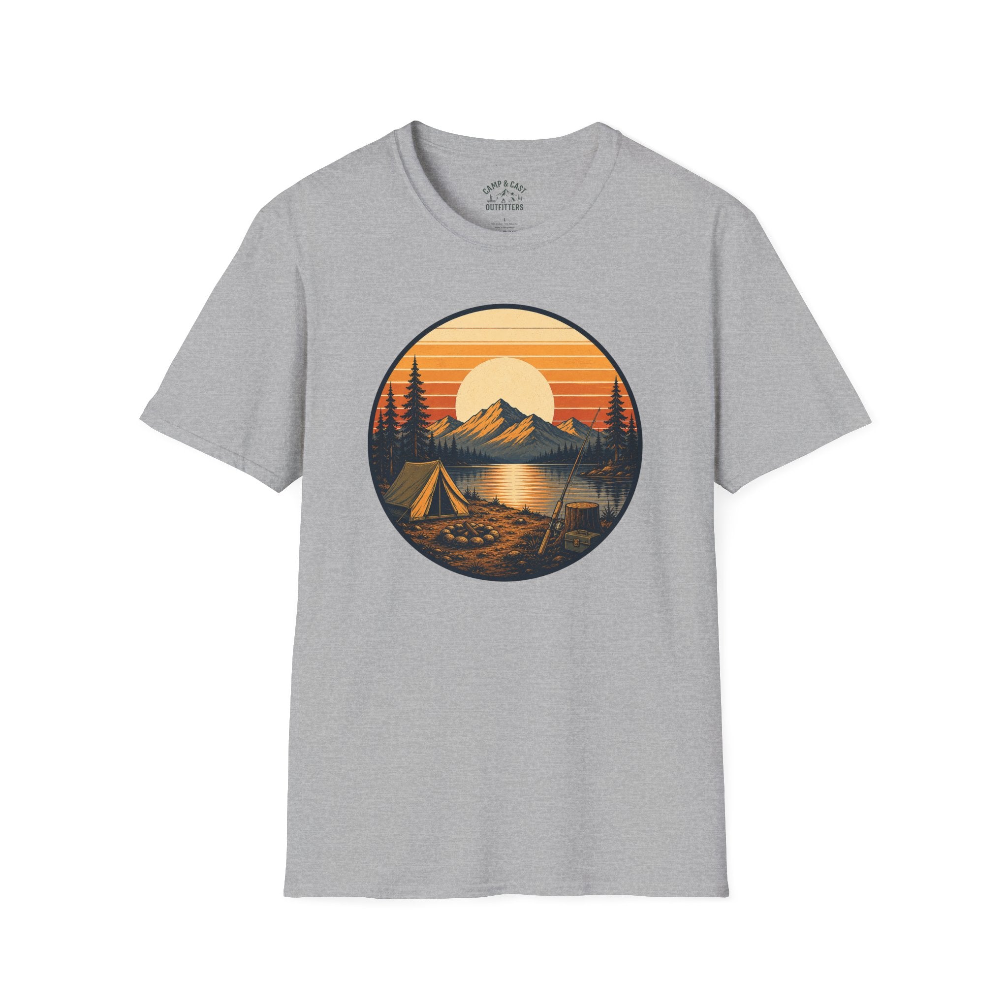 Sunset Forest Badge T-Shirt