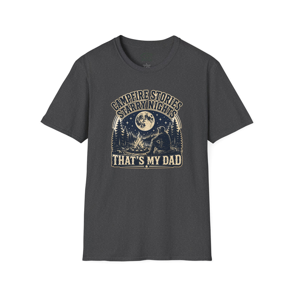Campfire Stories Starry Night Thats My Dad T-Shirt