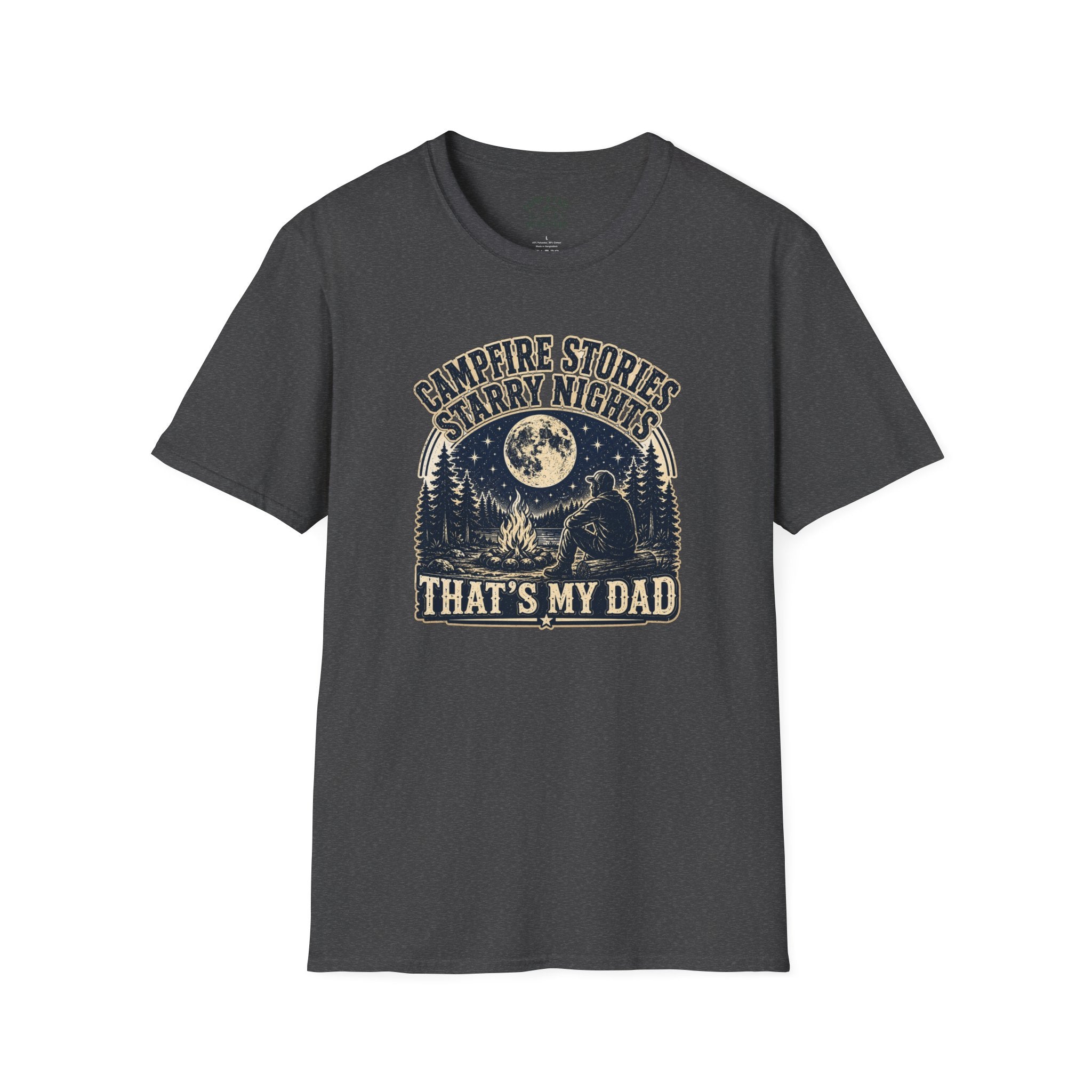 Campfire Stories Starry Night Thats My Dad T-Shirt