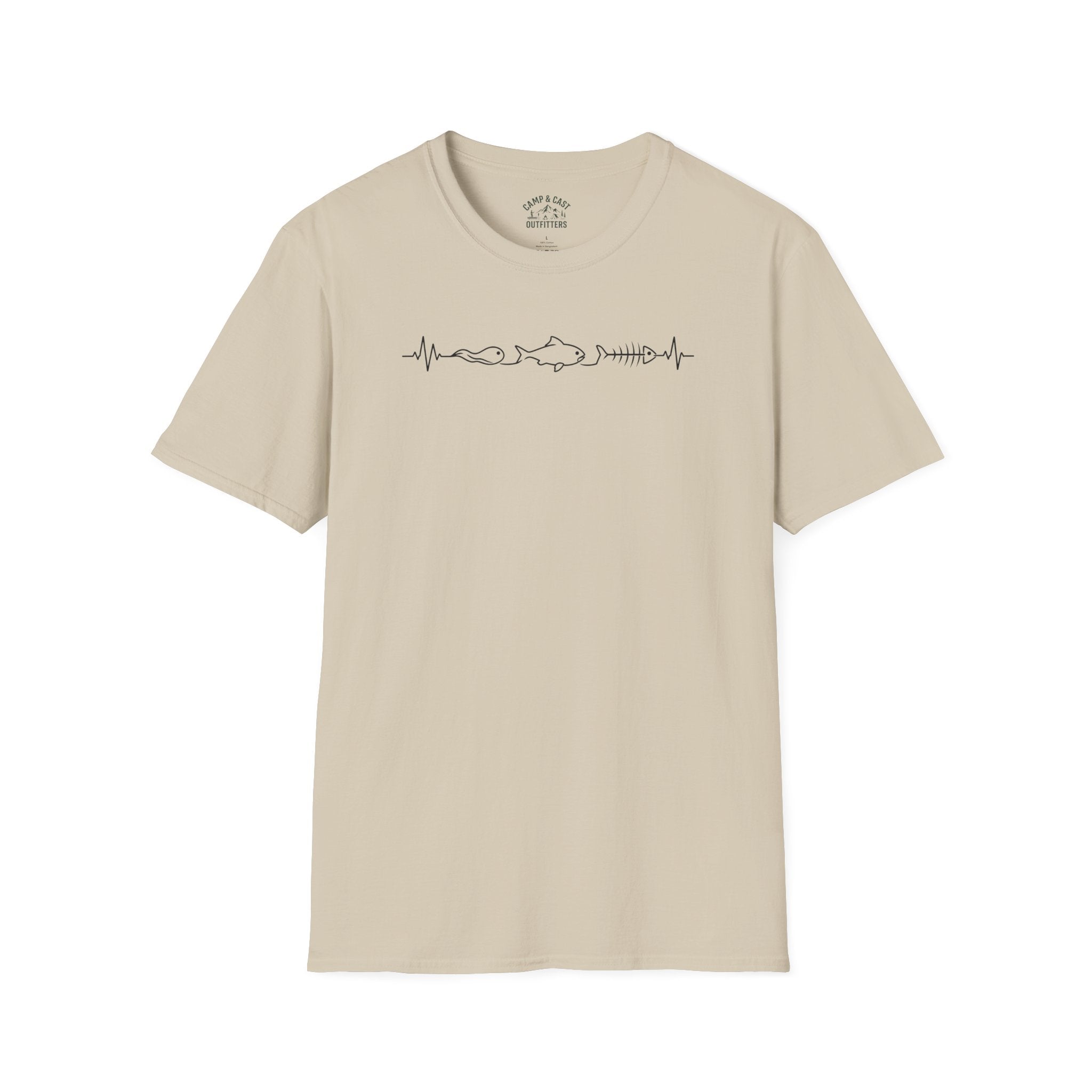 Minimal Fish Line T-Shirt