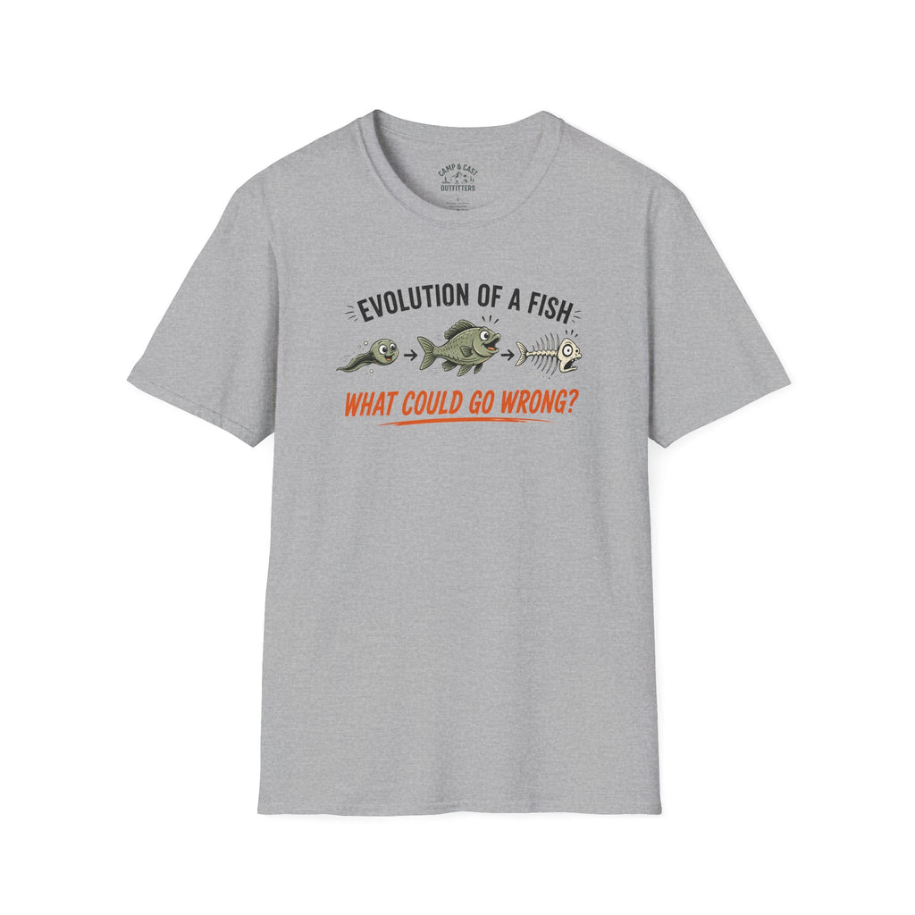 Evolution Of A Fish What Could Go Wrong T-Shirt