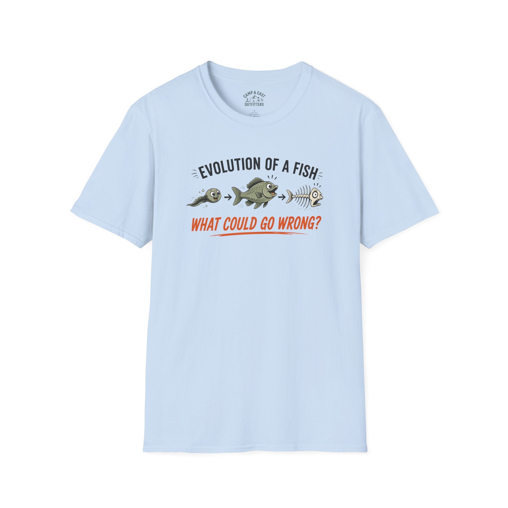 Evolution Of A Fish What Could Go Wrong T-Shirt