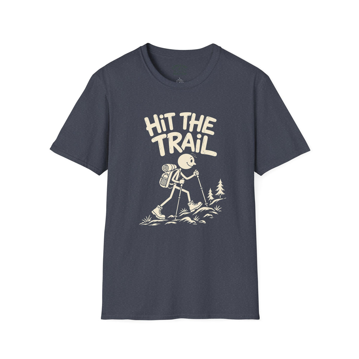 Hit the Trail Cartoon Hiker T-Shirt