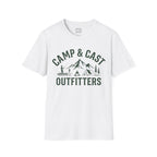 Camping & Fishing T-Shirt | Camp & Cast Outfitters | Outdoor Adventure Tee
