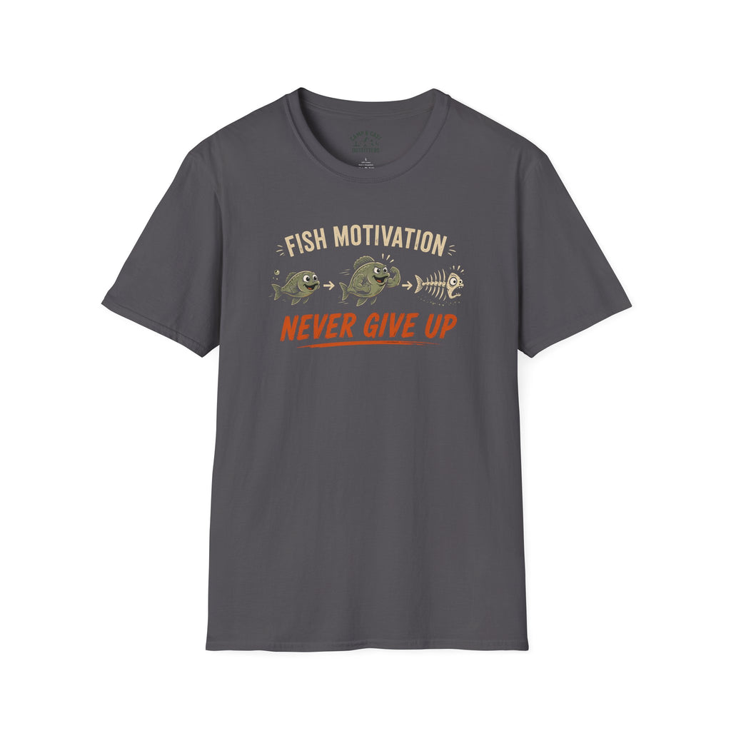 Fish Motivation Never Give Up T-Shirt