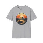 Sunset Fishing Badge T-Shirt